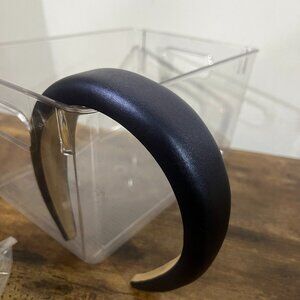 Minimalist Matte Black padded thick Headband